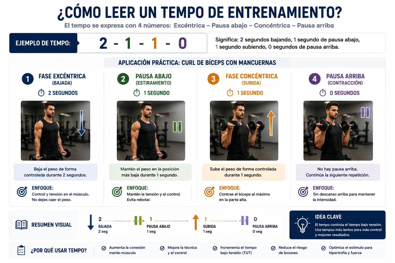 schéma expliquant comment lire un tempo d'entraînement